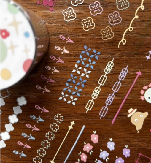 蒔絮紙品．蒔光 5cm亮面PET膠帶 <整捲/分裝>