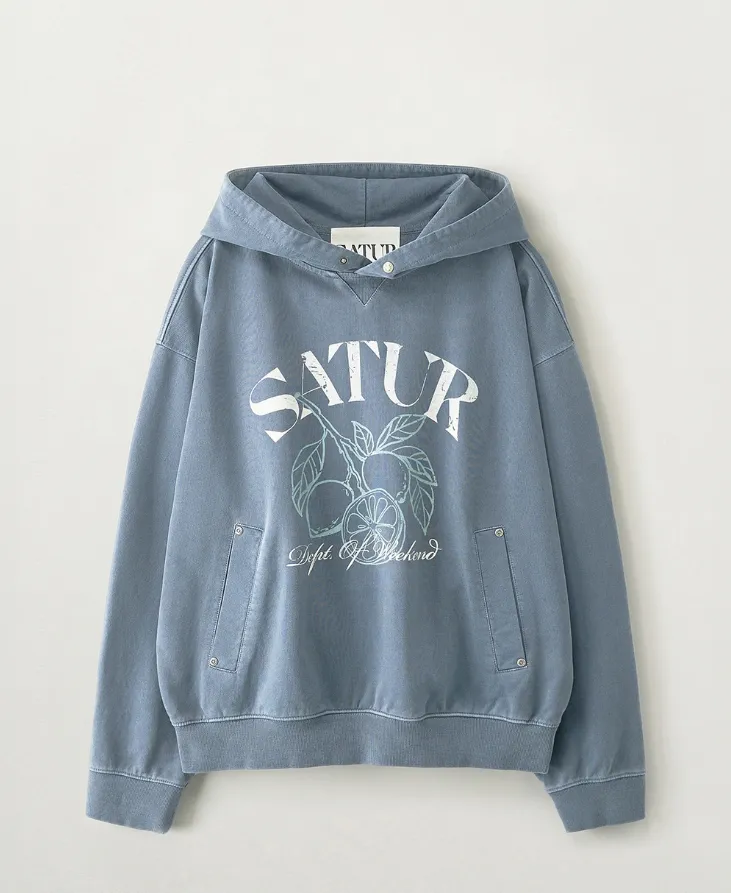 【預購】SATUR ZKR082015 男裝連帽衛衣