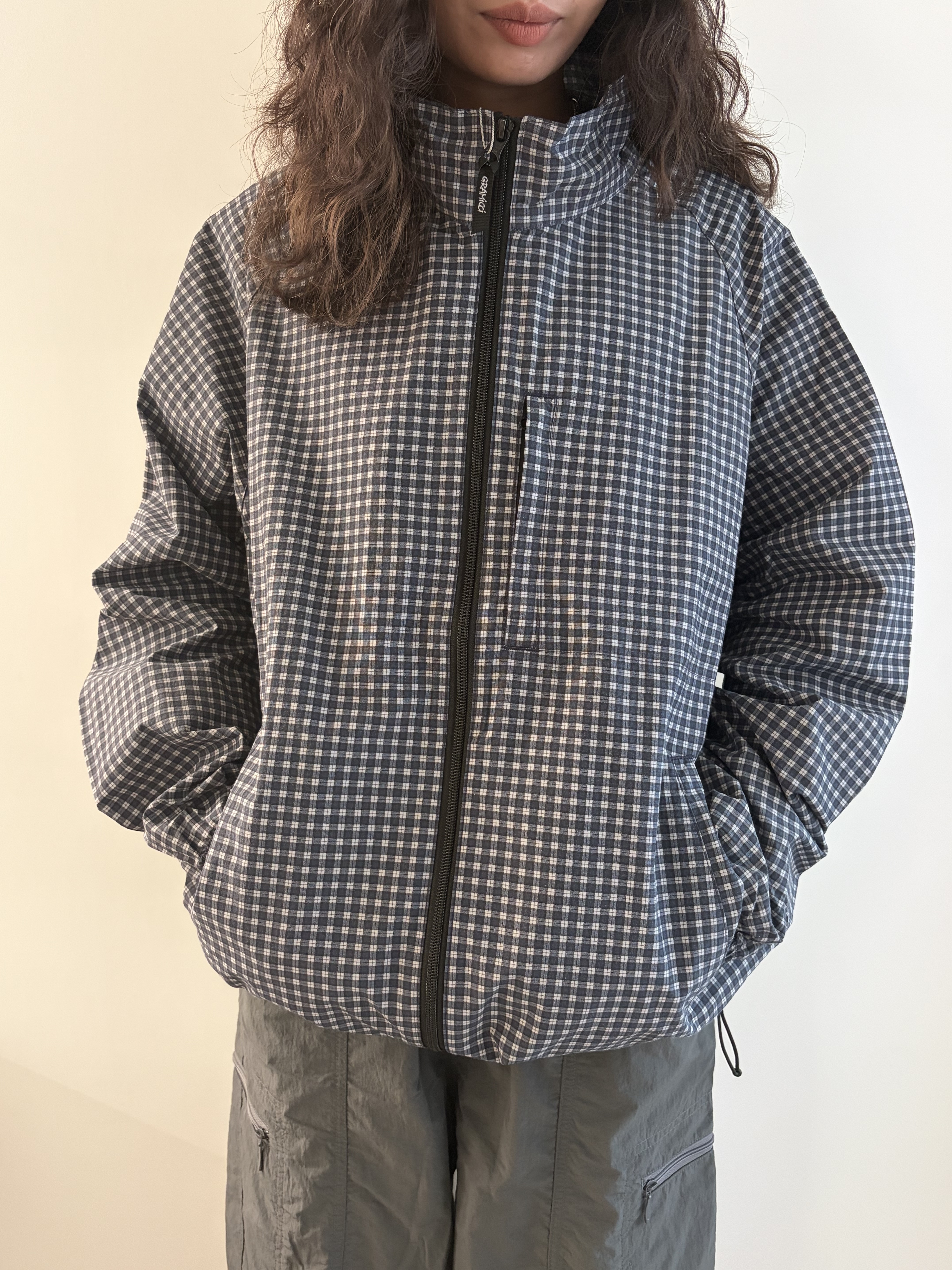 Gramicci MINI CHECK NYLON JACKET 外套 G6FM-J013