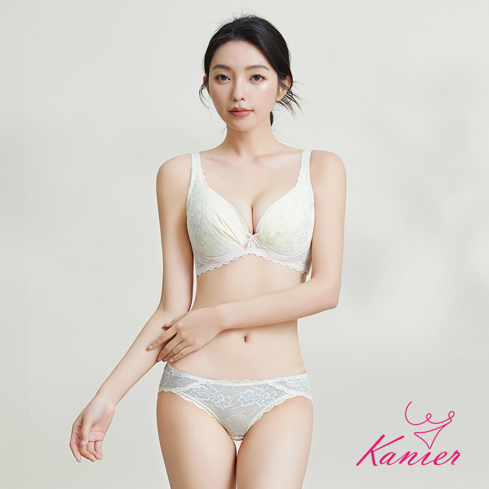 【Kanier卡妮兒】翻糖花園 機能內衣【8716 黃 -B / C / D罩杯】