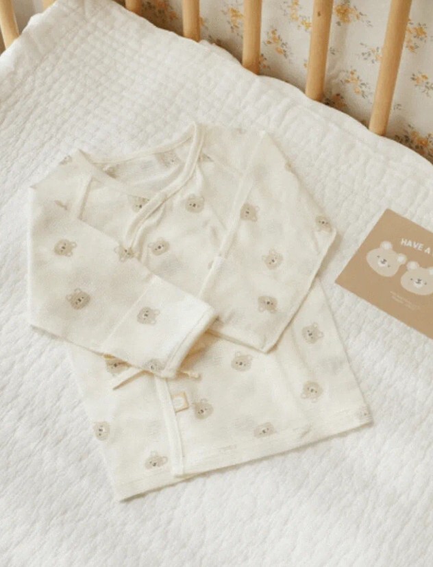 【BABY & I】Korea Summer Newborn Wrap Top (Bear) 34x23cm