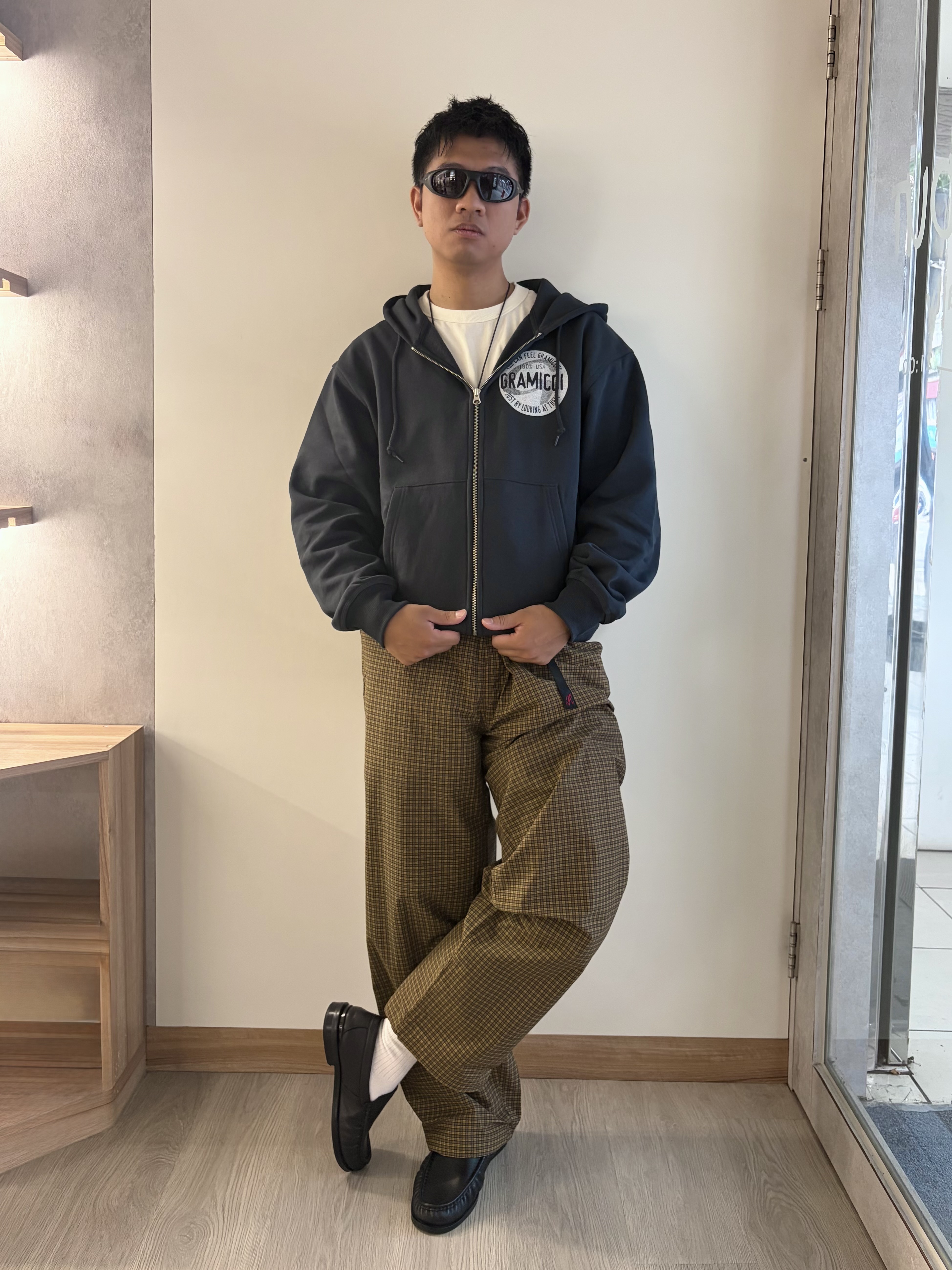 Gramicci MINI CHECK NYLON PANT 長褲 G6FM-P015