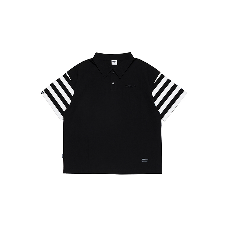 JUDGE®️STRIPED SLEEVE PULLOVER