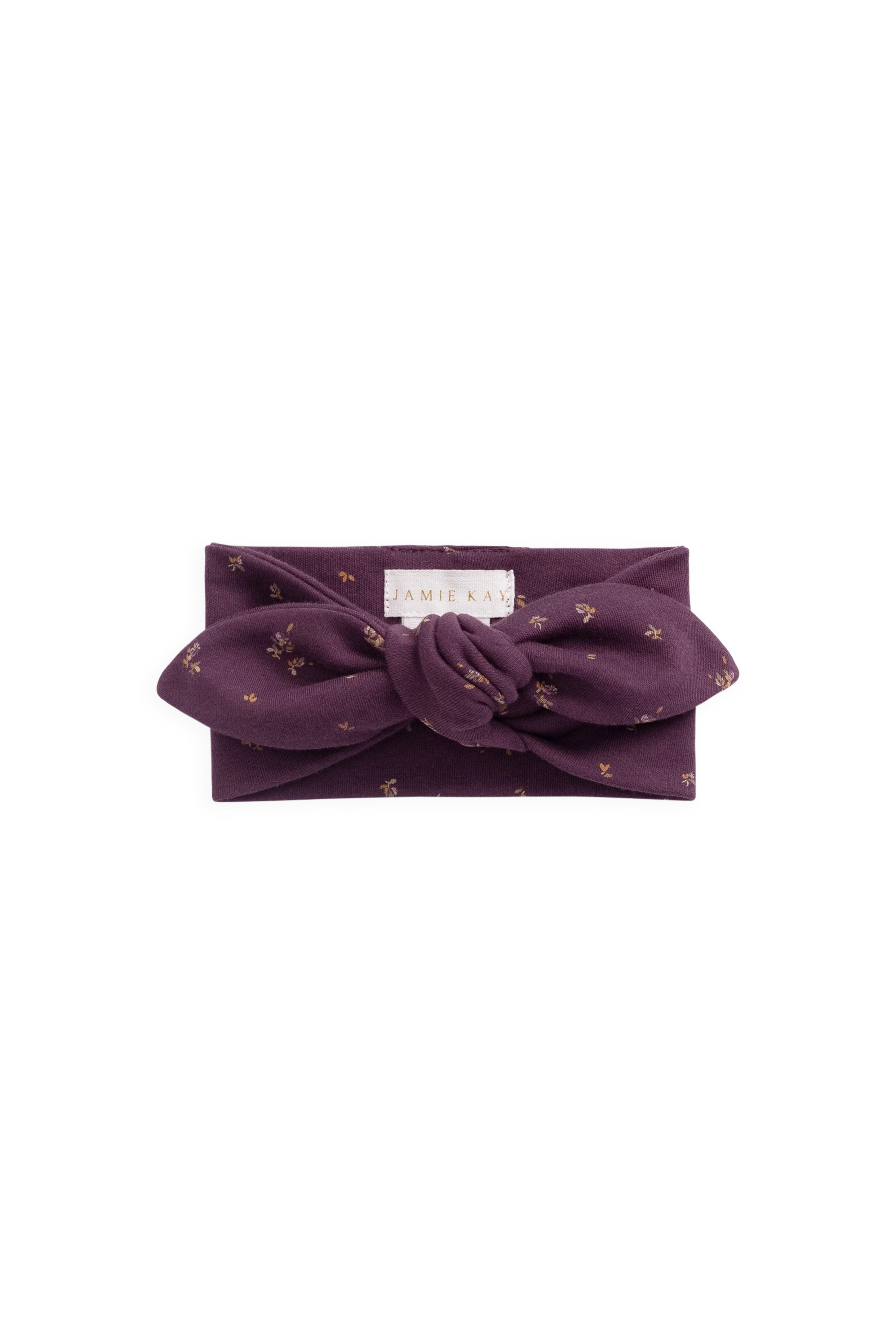 【預購】JAMIE KAY -Organic Cotton Headband（Dina Fig）