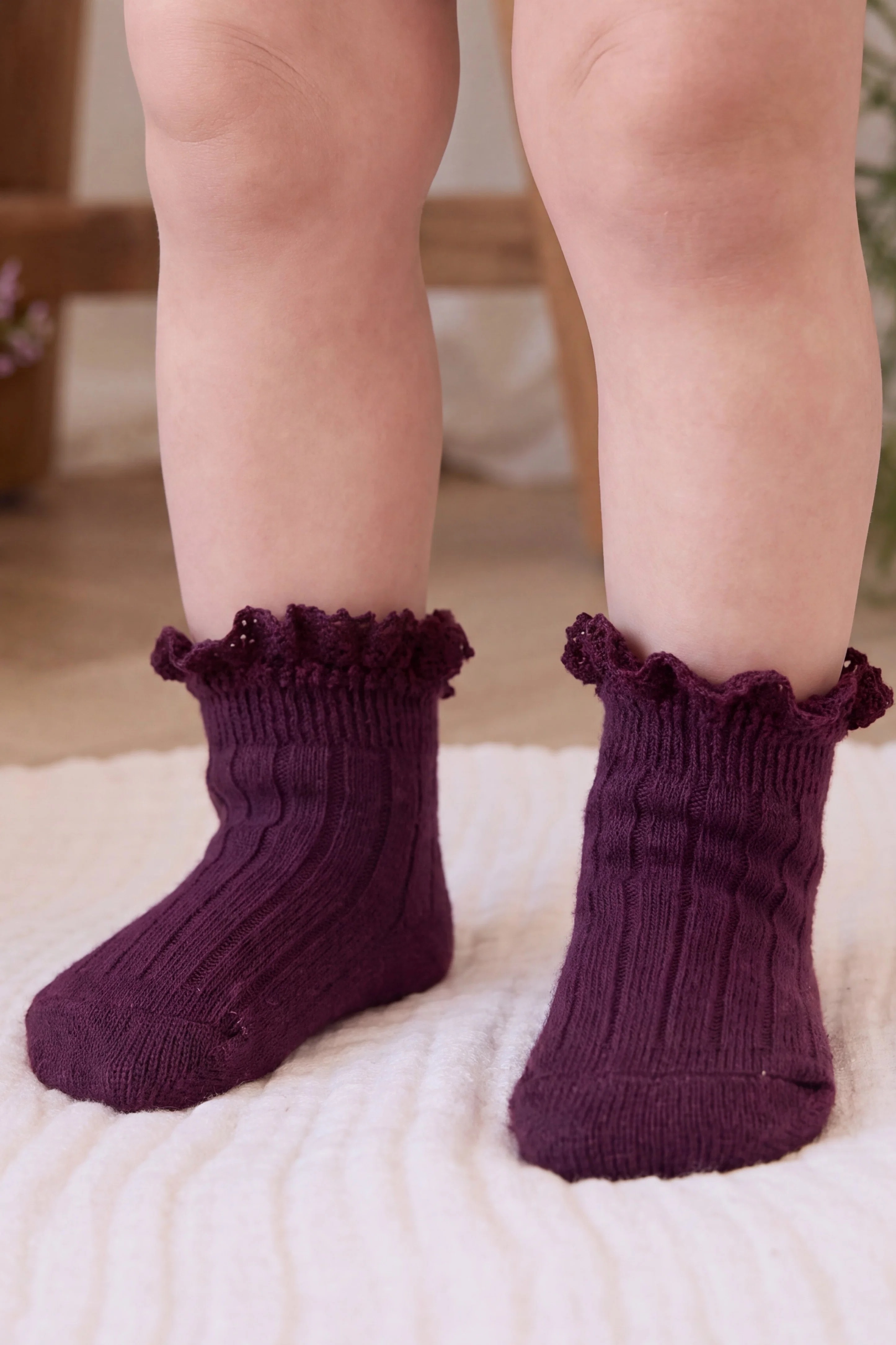 【預購】JAMIE KAY - Emily Ankle Sock（Fig）