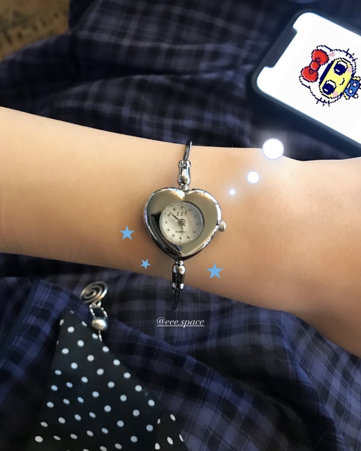 🇰🇷 eeespace 2 HEART WATCH 愛心造型 手環 腕錶 手錶 飾品 配件 / 預購