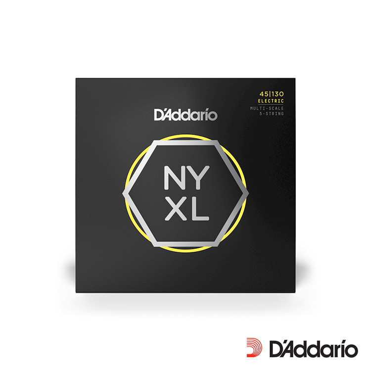 DAddario NYXL 45/130 MS 鎳纏繞 五弦 扇形專用 電貝斯弦