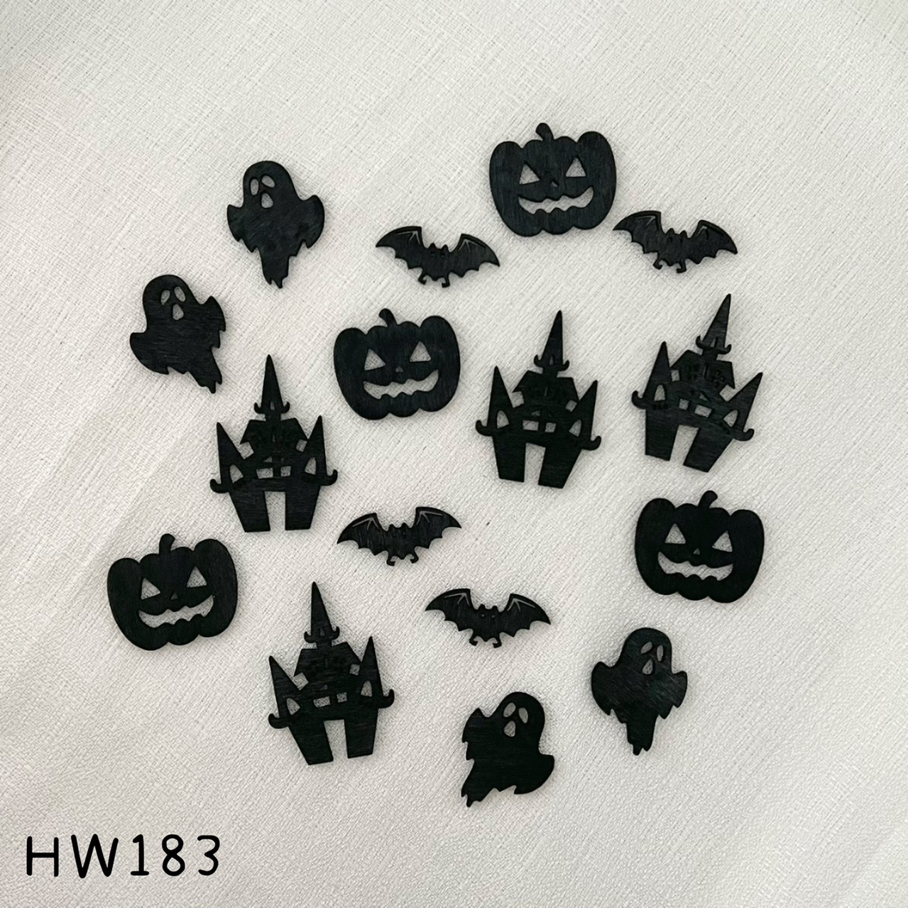 日本木製萬聖裝飾牌 HW183(黑色)