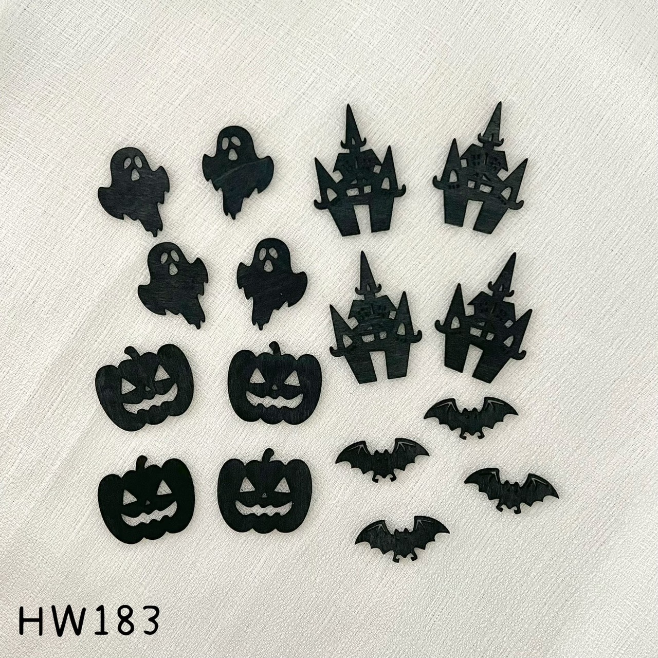 日本木製萬聖裝飾牌 HW183(黑色)