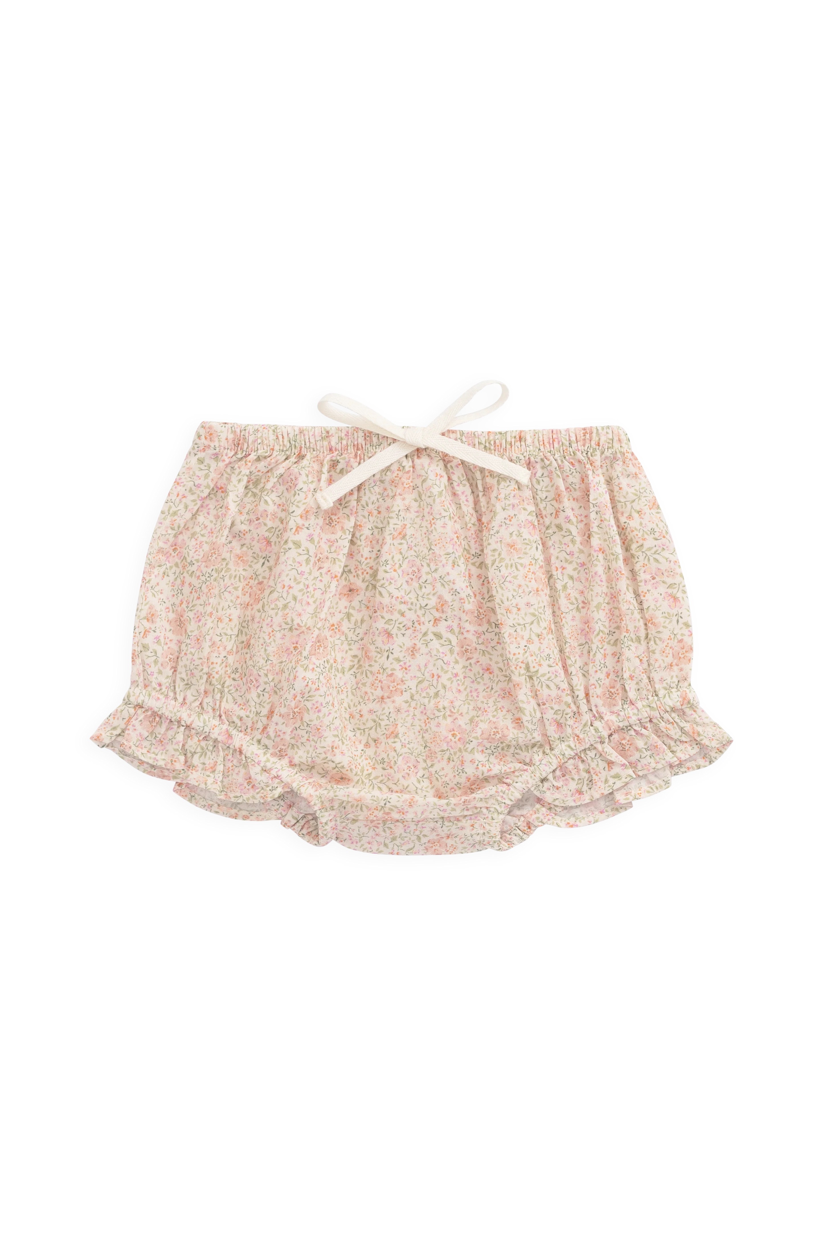 【預購】JAMIE KAY -Organic Cotton Frill Bloomer（Flora Pink）