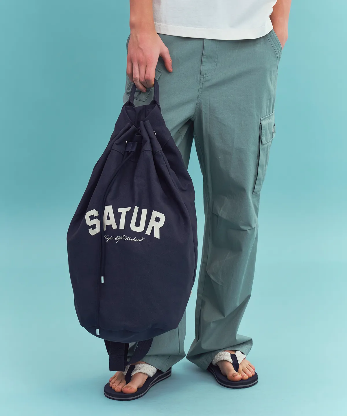 【預購】SATUR ZKR082023 帆布抽绳背包