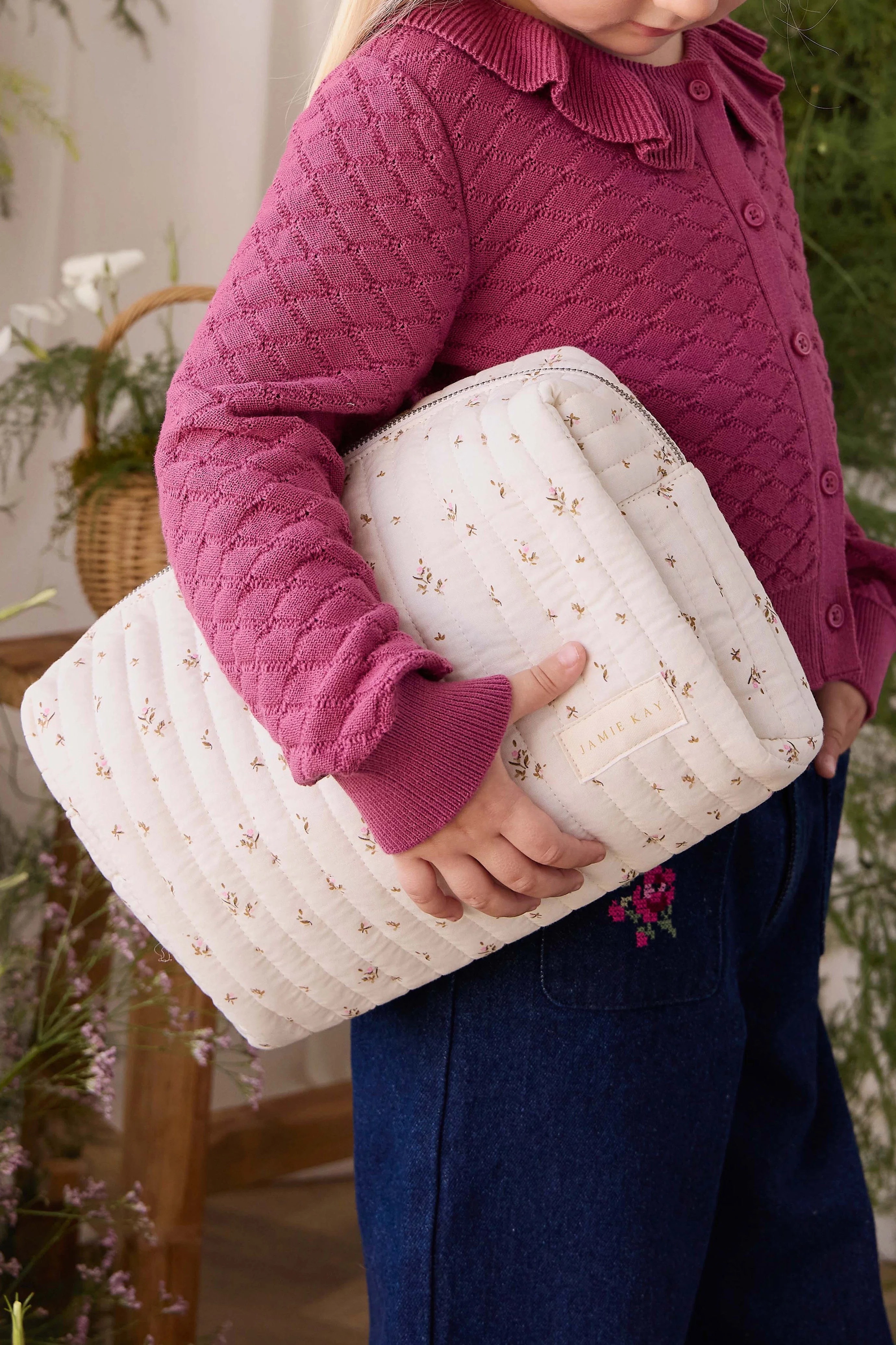 【預購】JAMIE KAY -Adelaide Quilted Pouc（Dina Antique）
