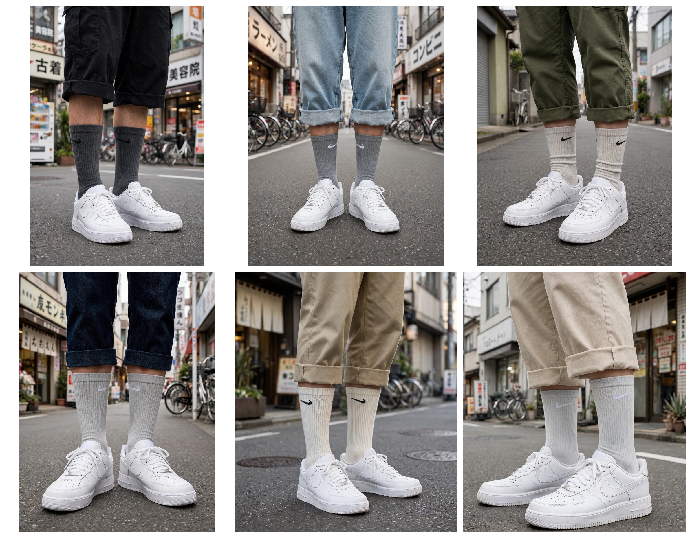 Nike Everyday Plus Cushioned 靜謐灰高筒襪一組(六雙入) (SX6897-991)
