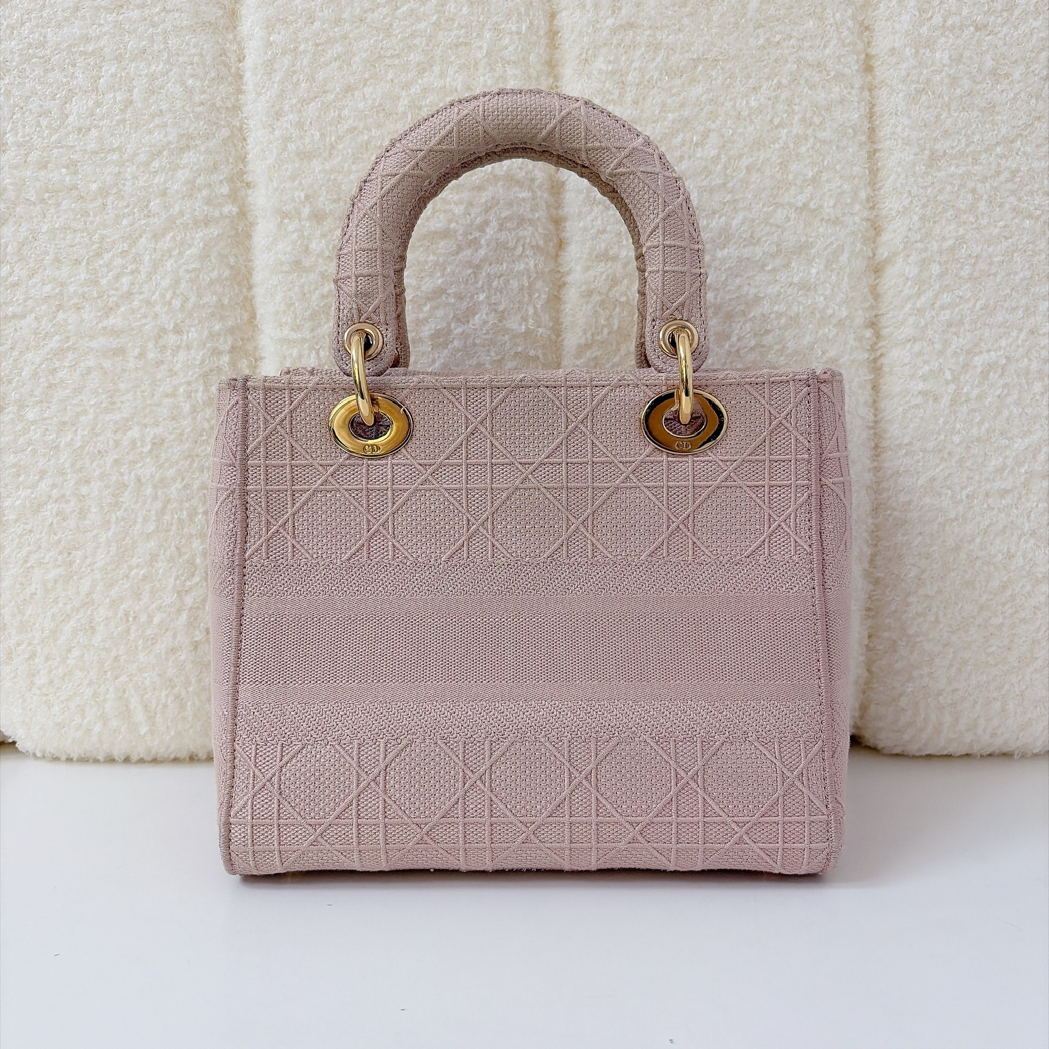 Dior Medium Lady D-Lite Bag - Blush Pink / GHW