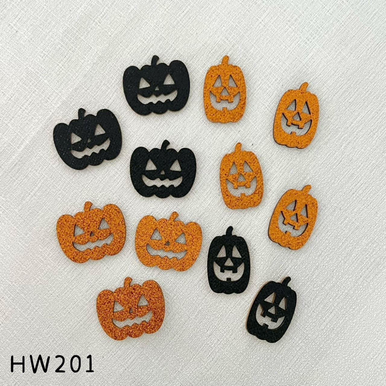 日本木製萬聖裝飾牌 HW201(橘黑)
