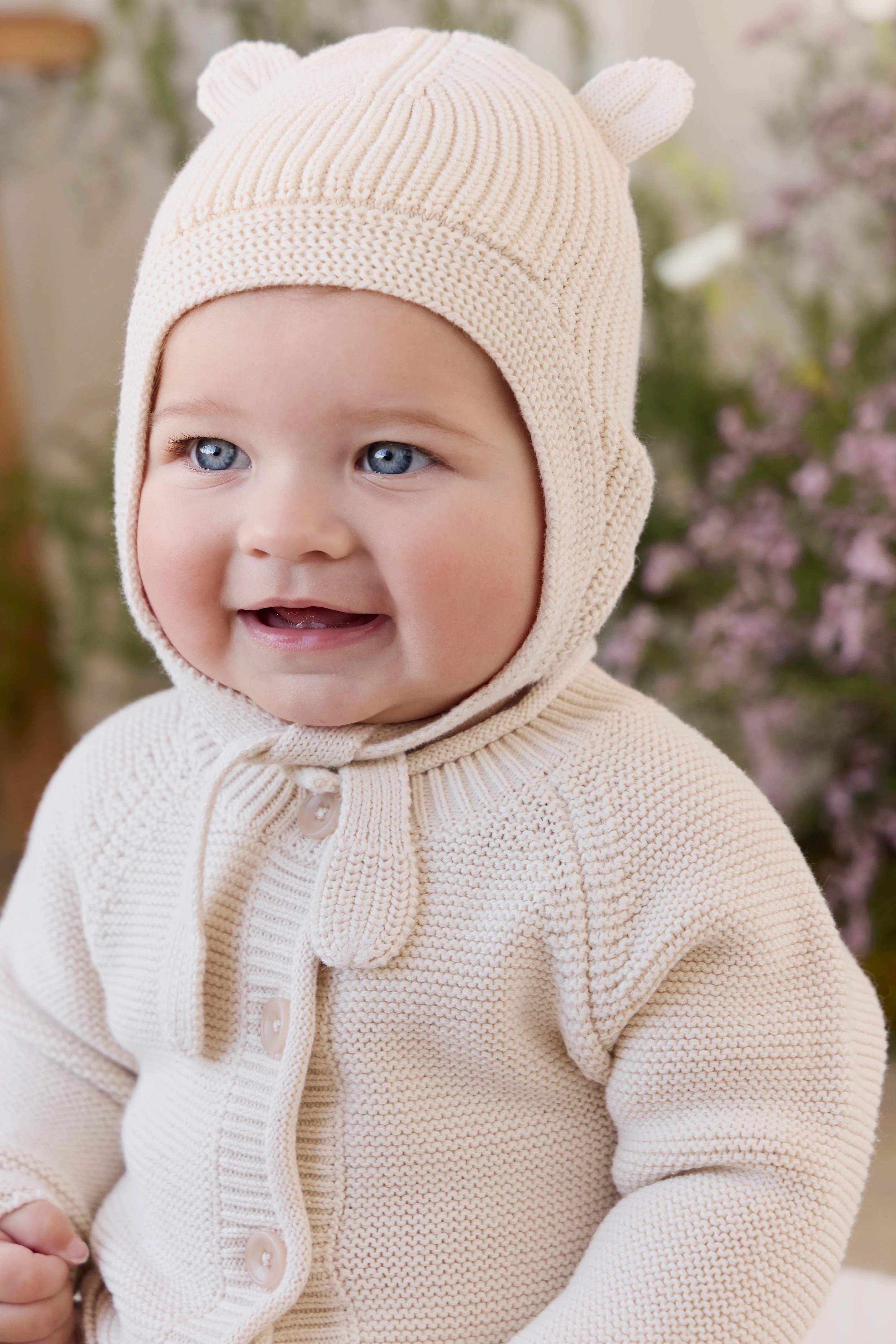 【預購】JAMIE KAY -Ashton Knitted Hat（Vanilla）