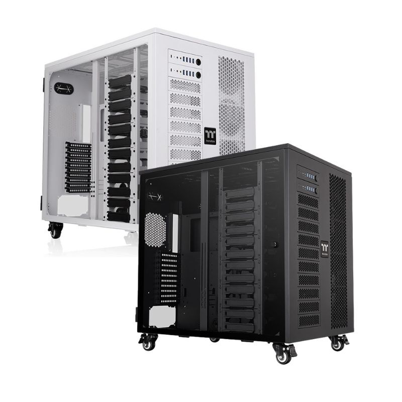 Thermaltake 曜越 AX1000 TG 強化玻璃 AI 工作站機殼 黑/CA-11W-00F1WN-00 白/CA-11W-00F6WN-00