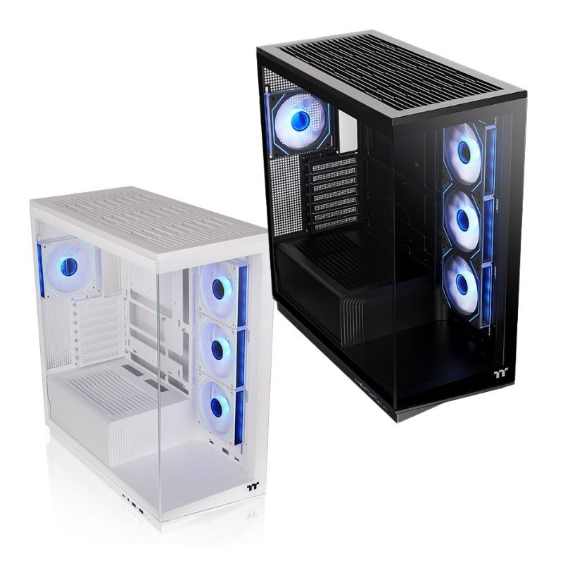 Thermaltake 曜越 Stage 450 TG ARGB 中直立式機殼背插(1正3反無限鏡)黑色/CA-12B-00M1WN-00 白色/CA-12B-00M6WN-00