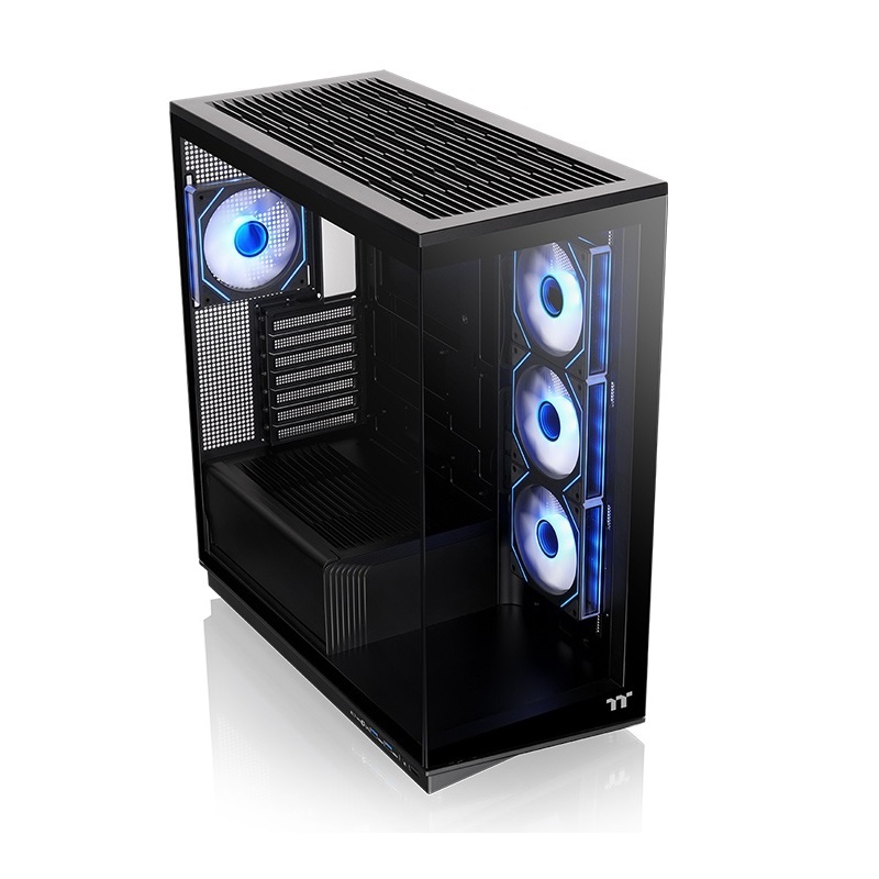 Thermaltake 曜越 Stage 450 TG ARGB 中直立式機殼背插(1正3反無限鏡)黑色/CA-12B-00M1WN-00 白色/CA-12B-00M6WN-00