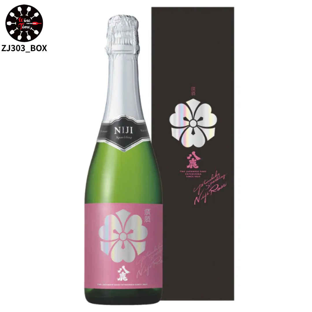 八鹿酒造 粉紅氣泡清酒 Sparkling Niji Rose 720ml (禮盒裝)