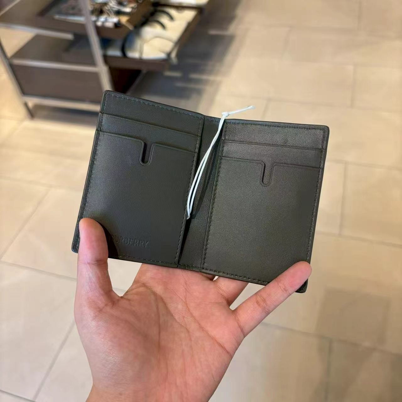 【預購】Burberry H082108 經典格紋卡夾