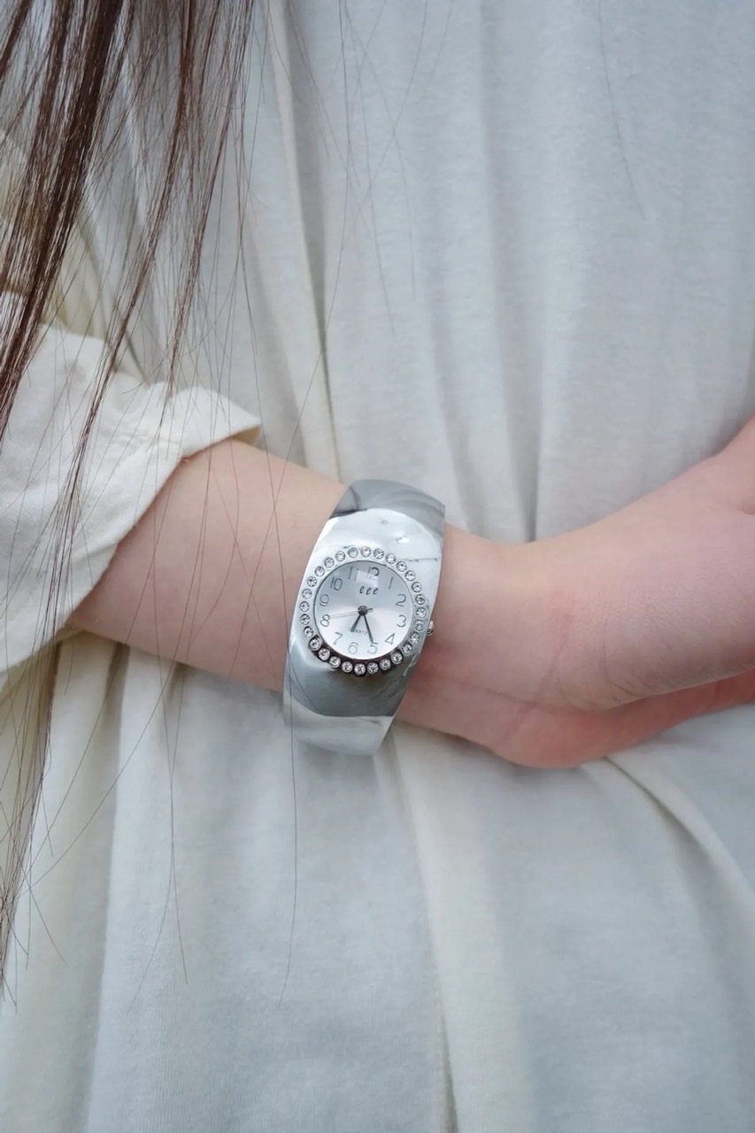 🇰🇷 eeespace SUNFLOWER CUBIC WATCH 排鑽 腕錶 手錶 飾品 配件 / 預購