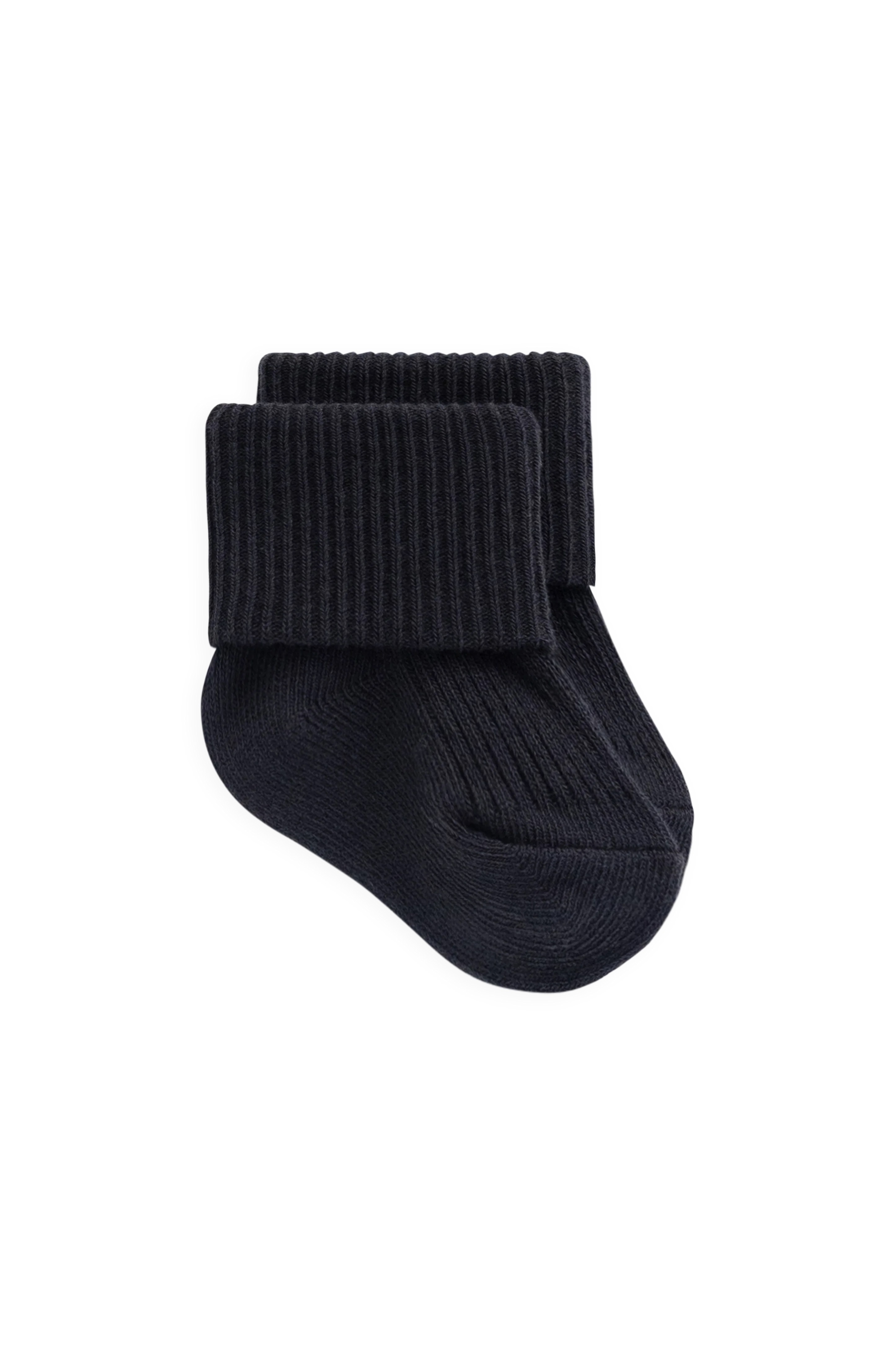 【預購】JAMIE KAY - Classic Rib Sock（Eclipse）