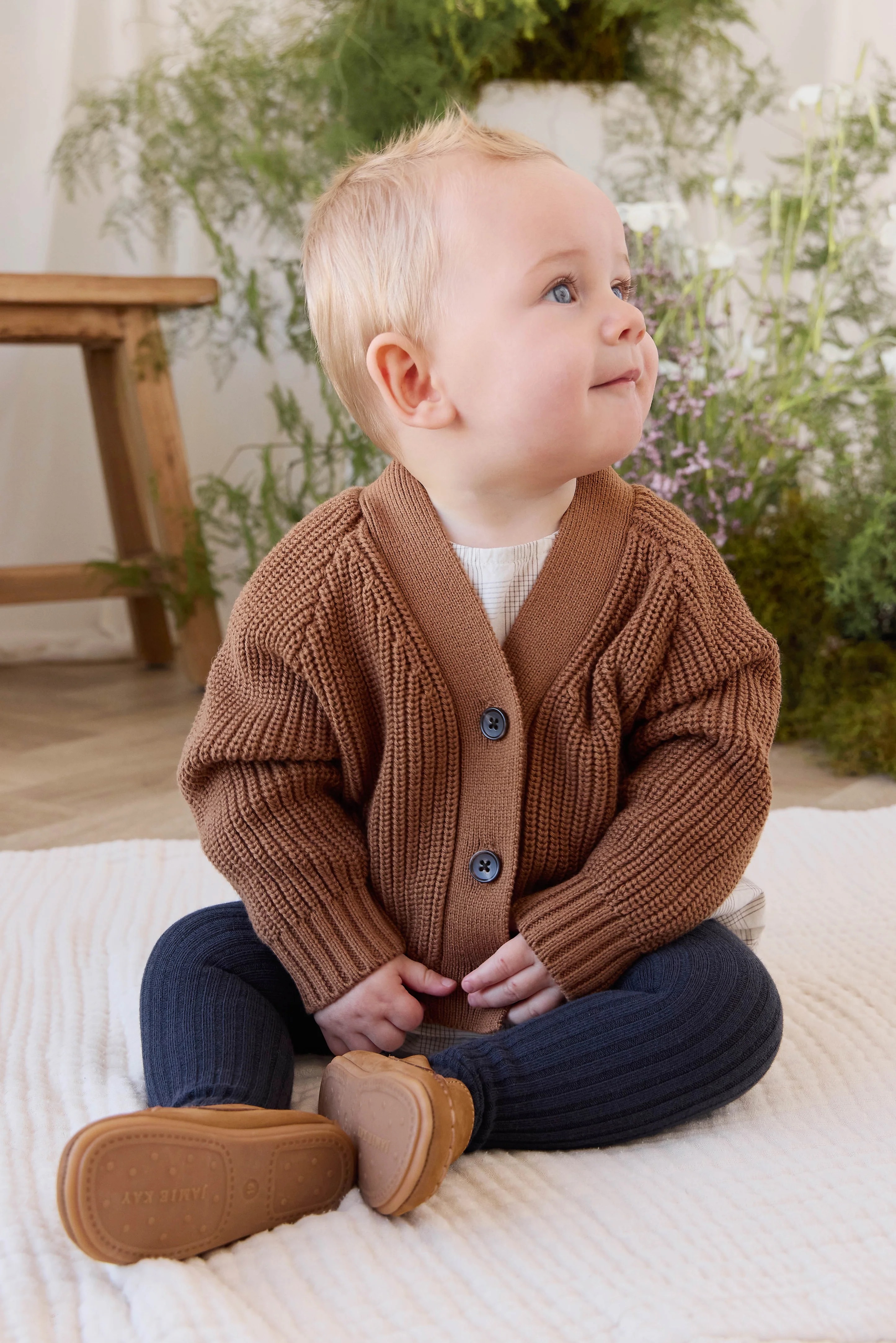 【預購】JAMIE KAY -Cooper Knitted Cardigan（Butterscotch）