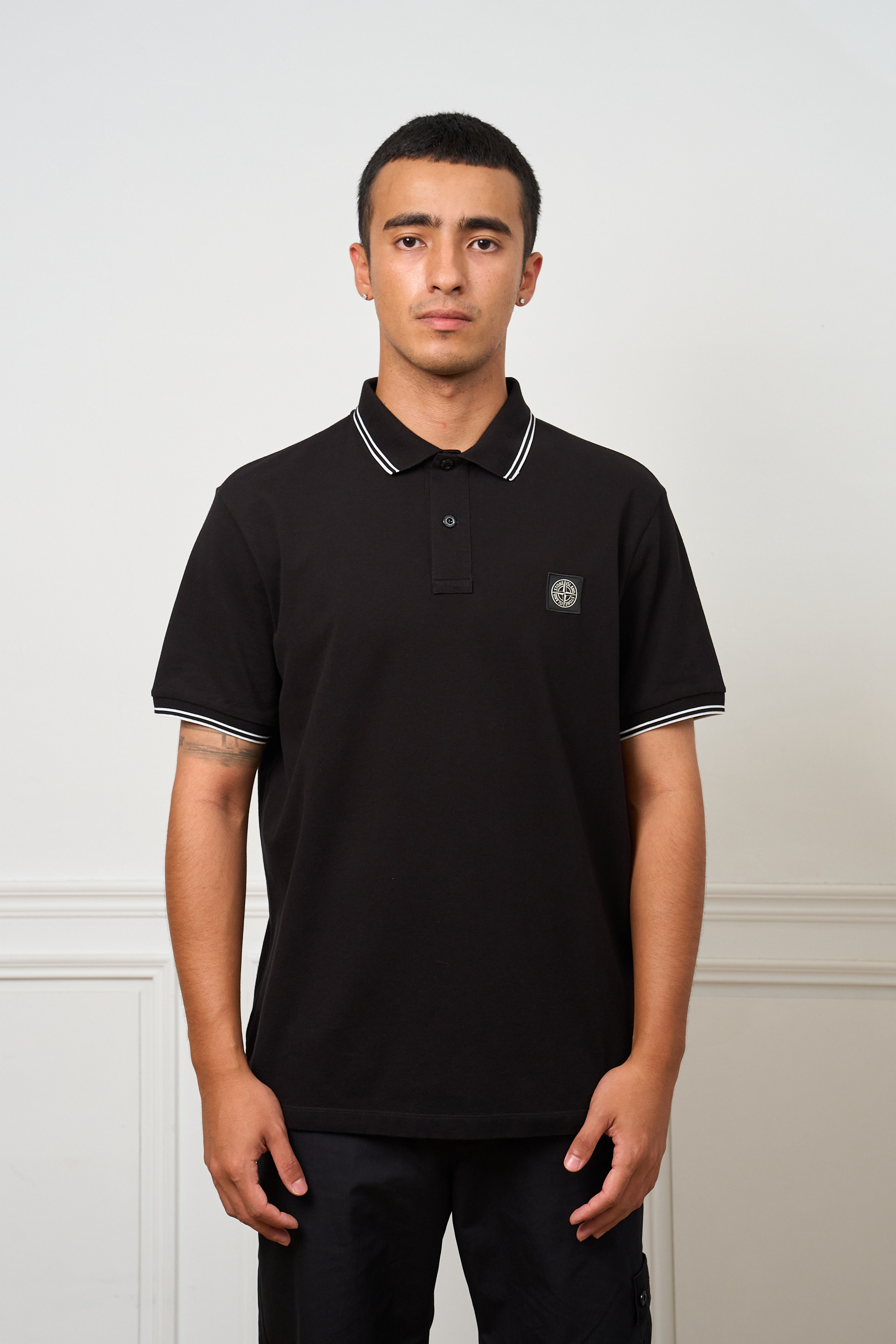 Stone Island 撞色滾邊Polo衫 【L1S156200011S0051 V0029】