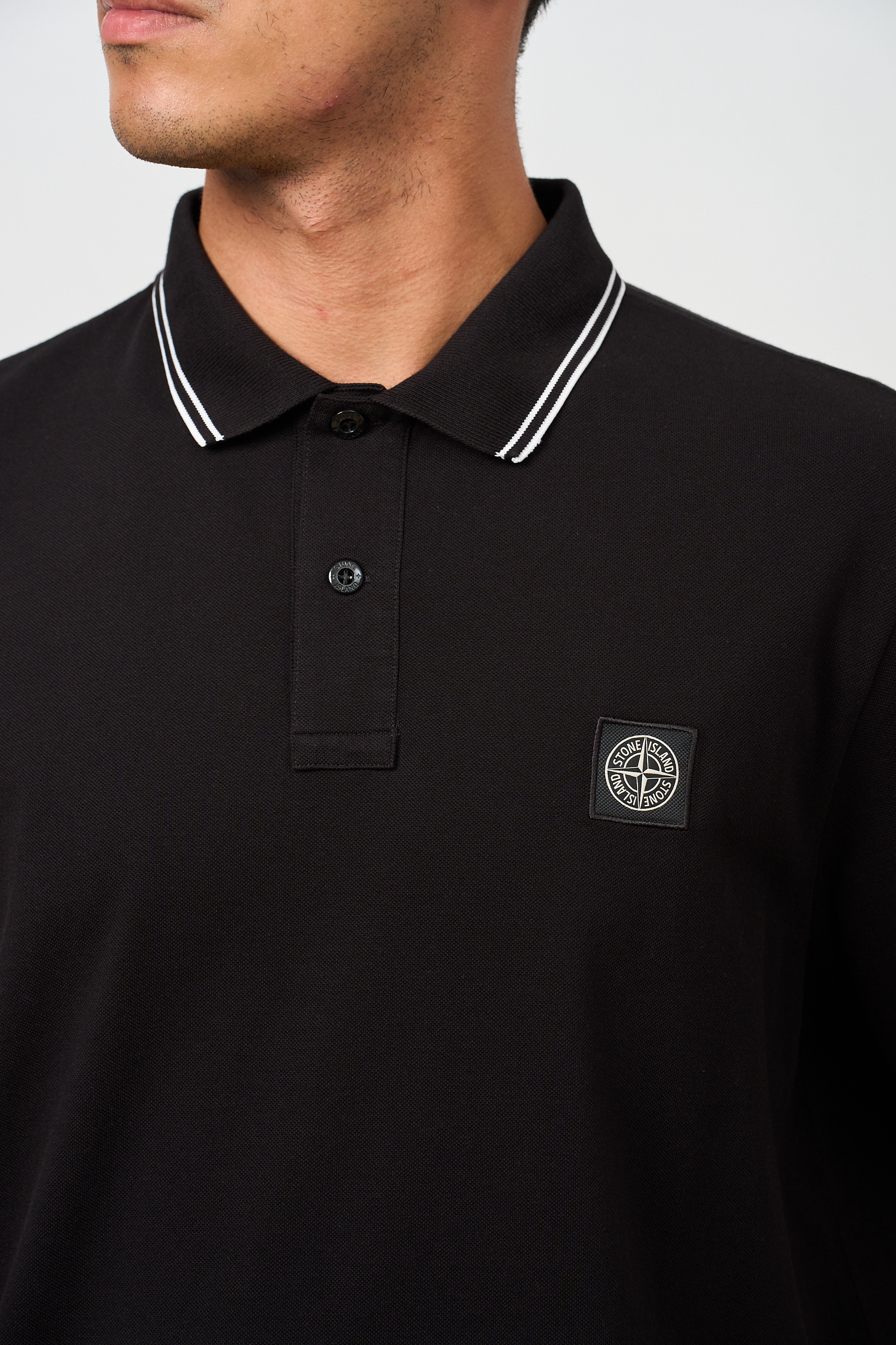 Stone Island 撞色滾邊Polo衫 【L1S156200011S0051 V0029】