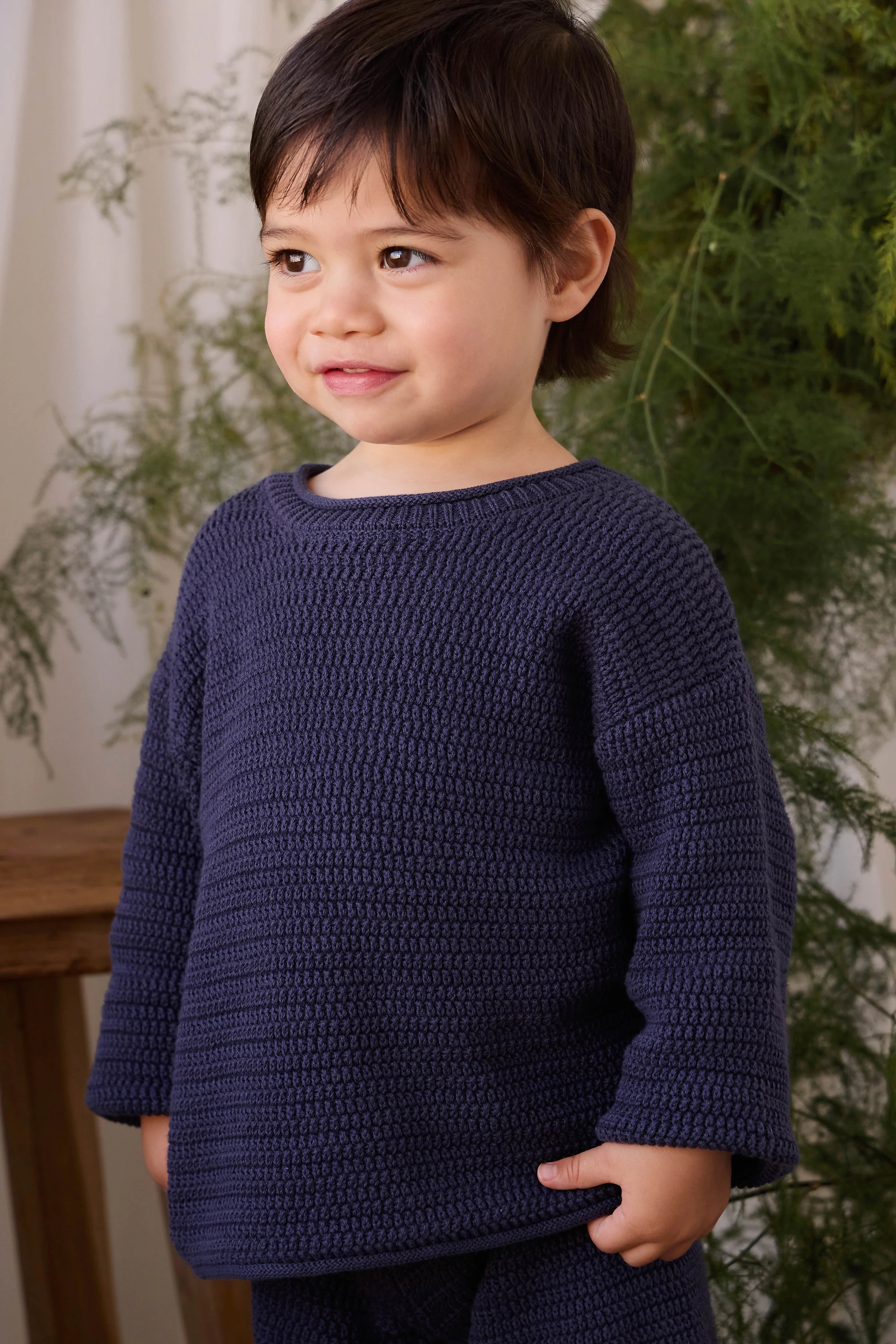 【預購】JAMIE KAY -Eugene Knitted Jumper（Marine）