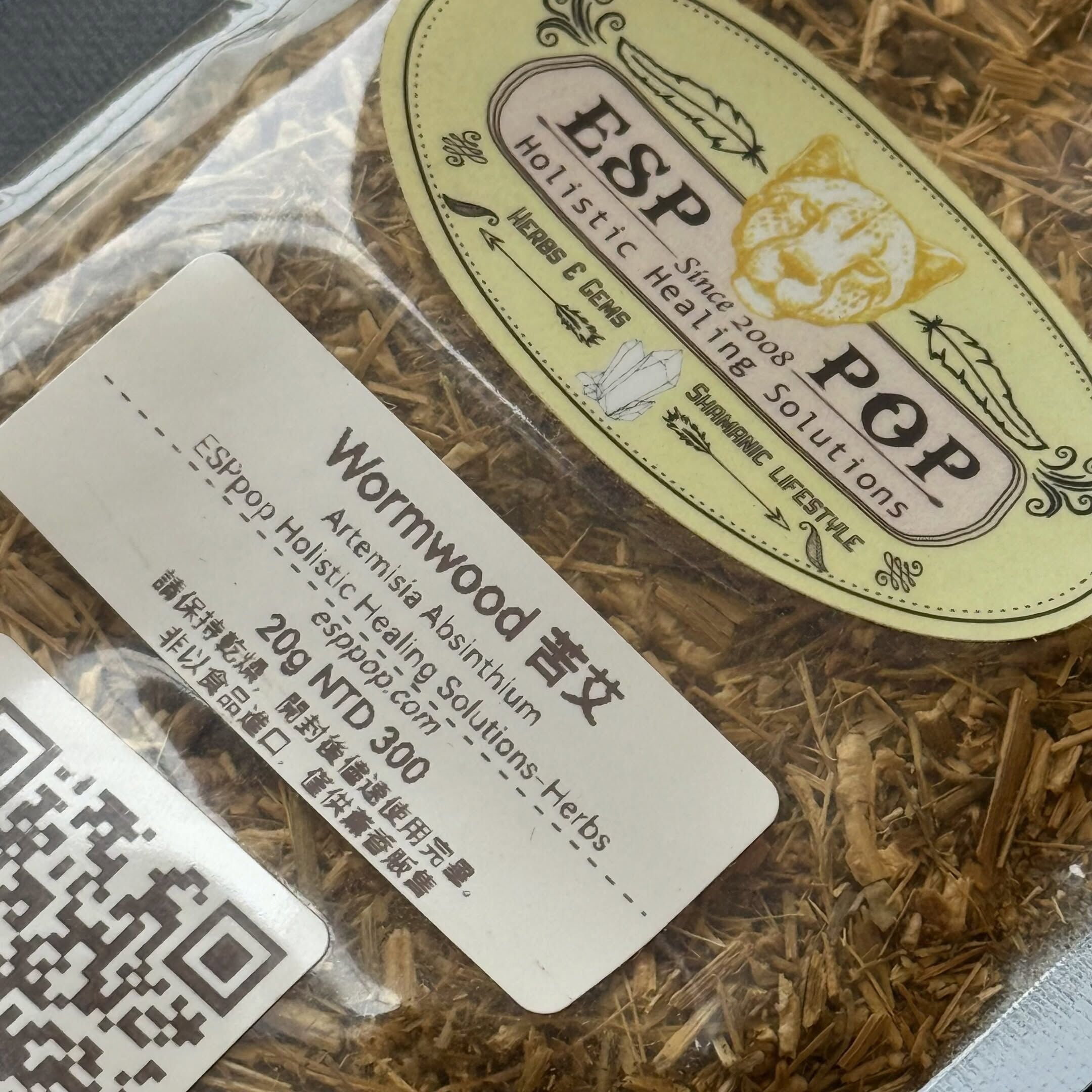 [原石] 台灣 ESPpop 草本儀式配方 Wormwood 苦艾 20g｜開啟靈性直覺的古老植物