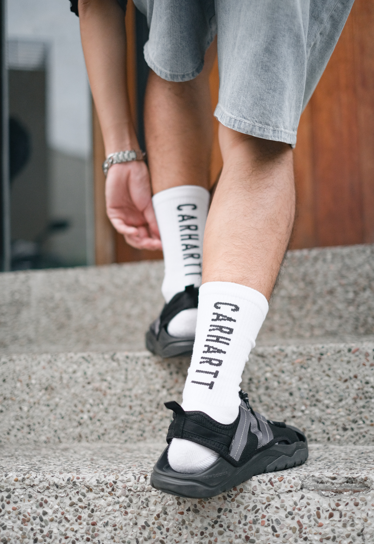 CARHARTT Force Midweight Logo Crew Socks 長襪 三入組