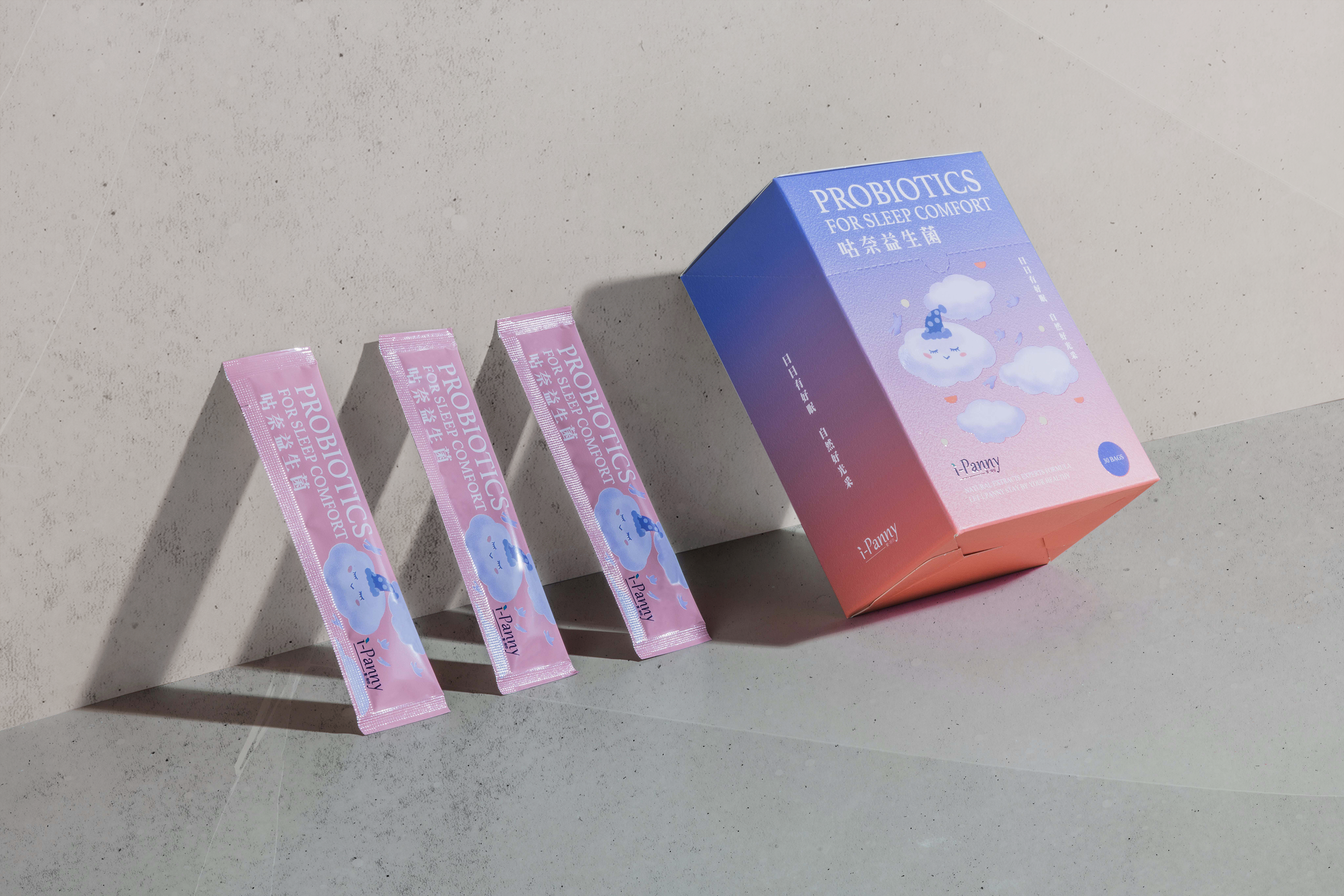 咕奈益生菌與其內袋