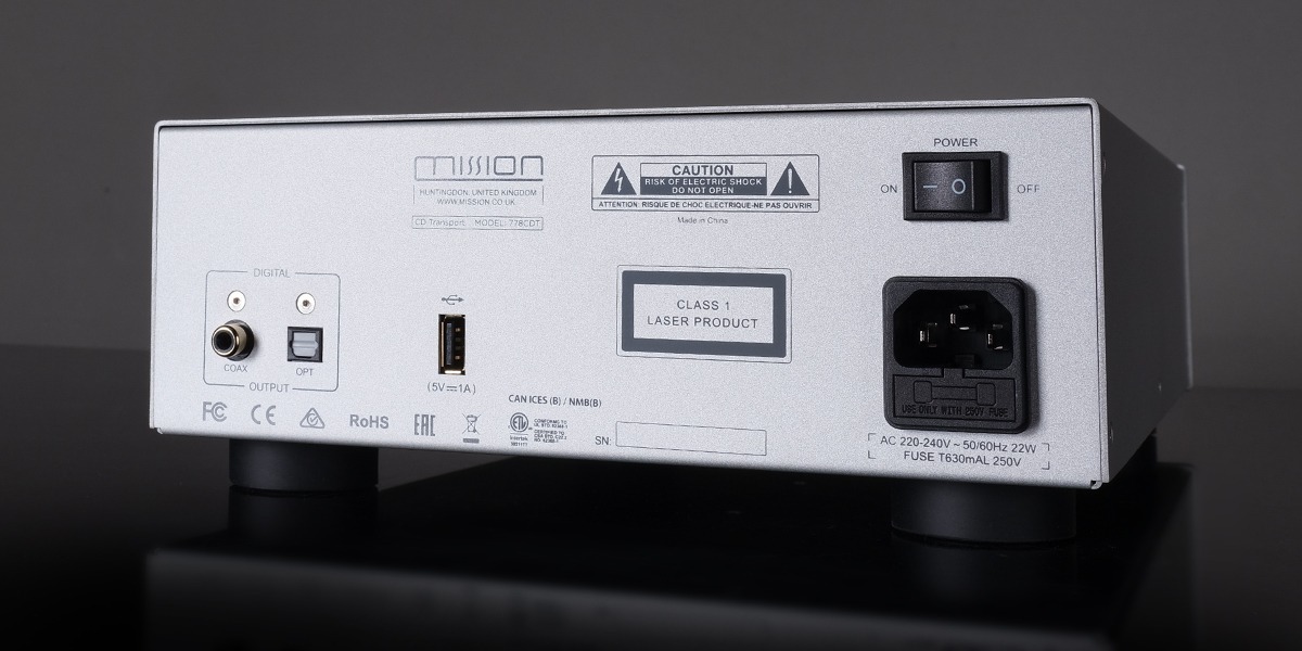 Mission 778CDT CD 純數碼 CD 轉盤 Connectivity & Digital Flexibility