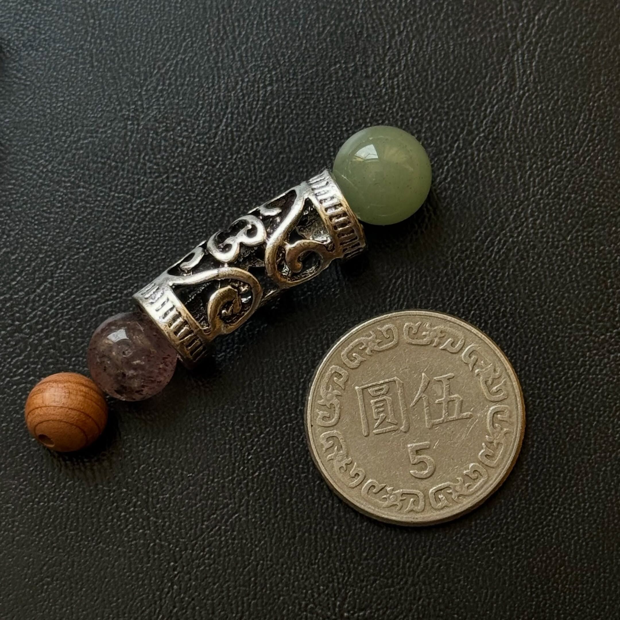 [原石] 長條隔珠 水晶串珠材料