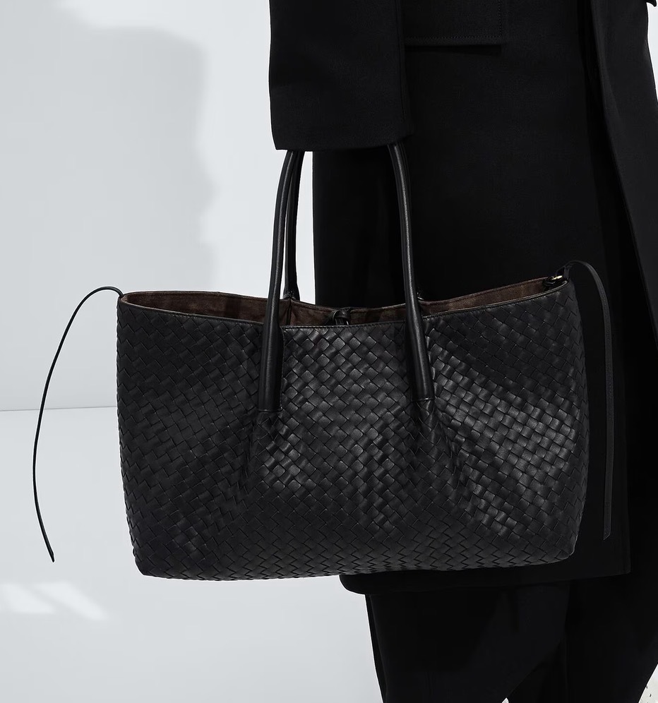 【4色入】Bottega Veneta bv Large Pinacoteca Intrecciato 編織大號托特袋
