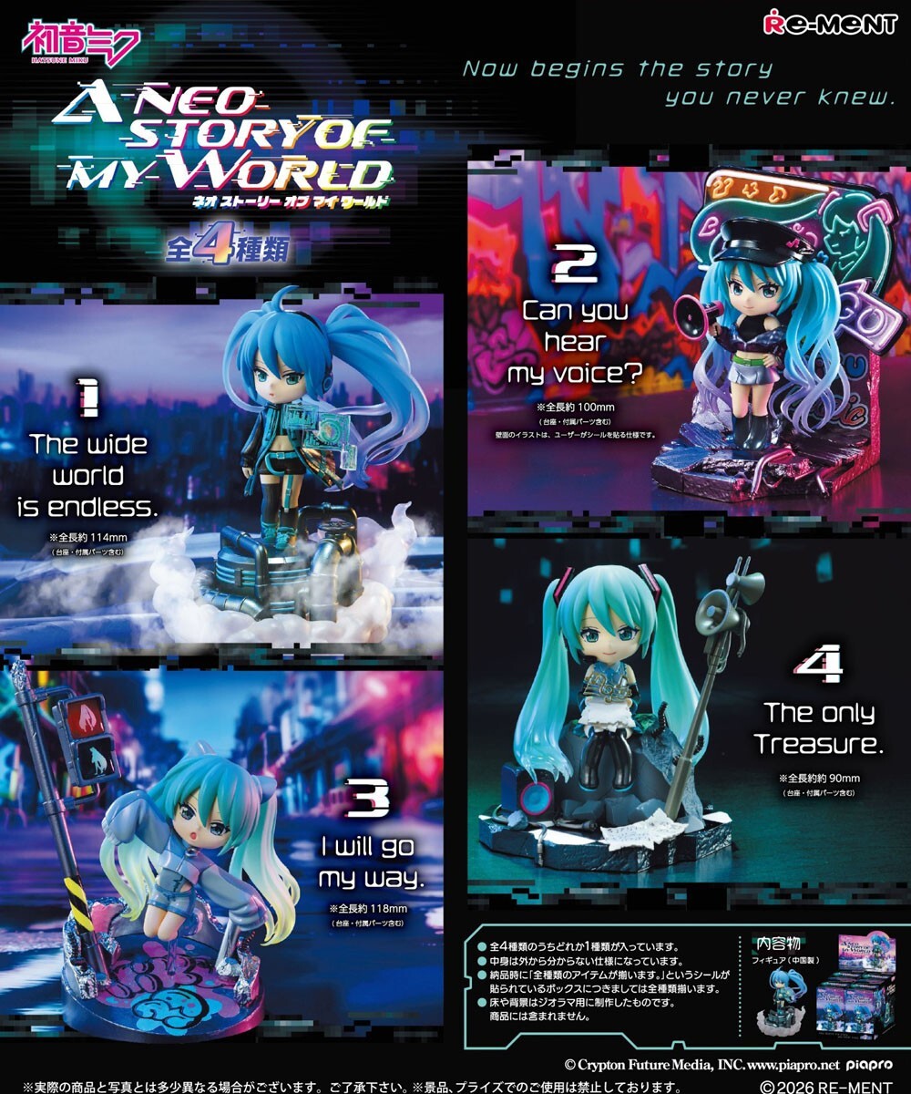 預購26/12 Re-ment 代理版 盒玩 初音未來 我的世界新篇章 再販