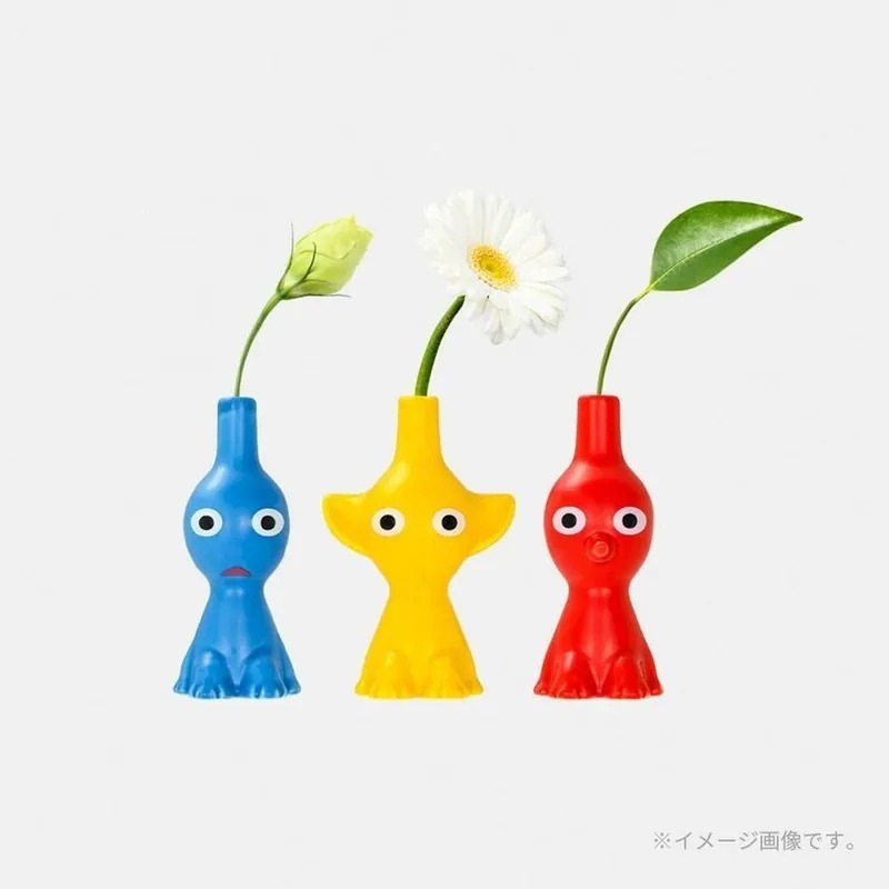 2026SS 任天堂 旗艦店 皮克敏 PIKMIN 限量 擺飾 黃色 紅色 藍色 花瓶 現貨