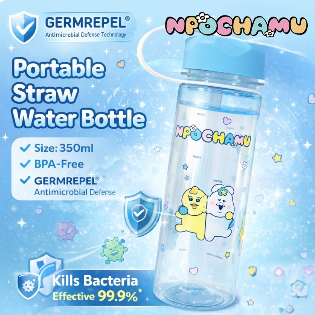 Npochamu Portable Sport Water Bottle 350ml