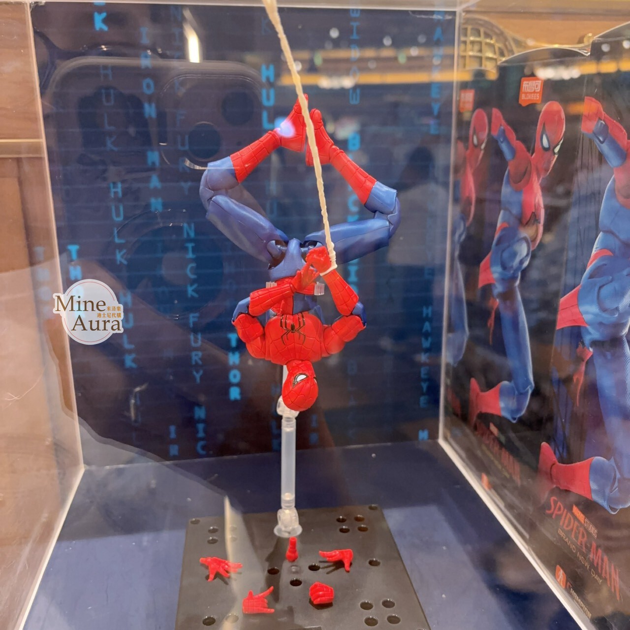 蜘蛛人 Spider-Man 可替換 設計 公仔 玩具 漫威 Marvel -上海迪士尼樂園