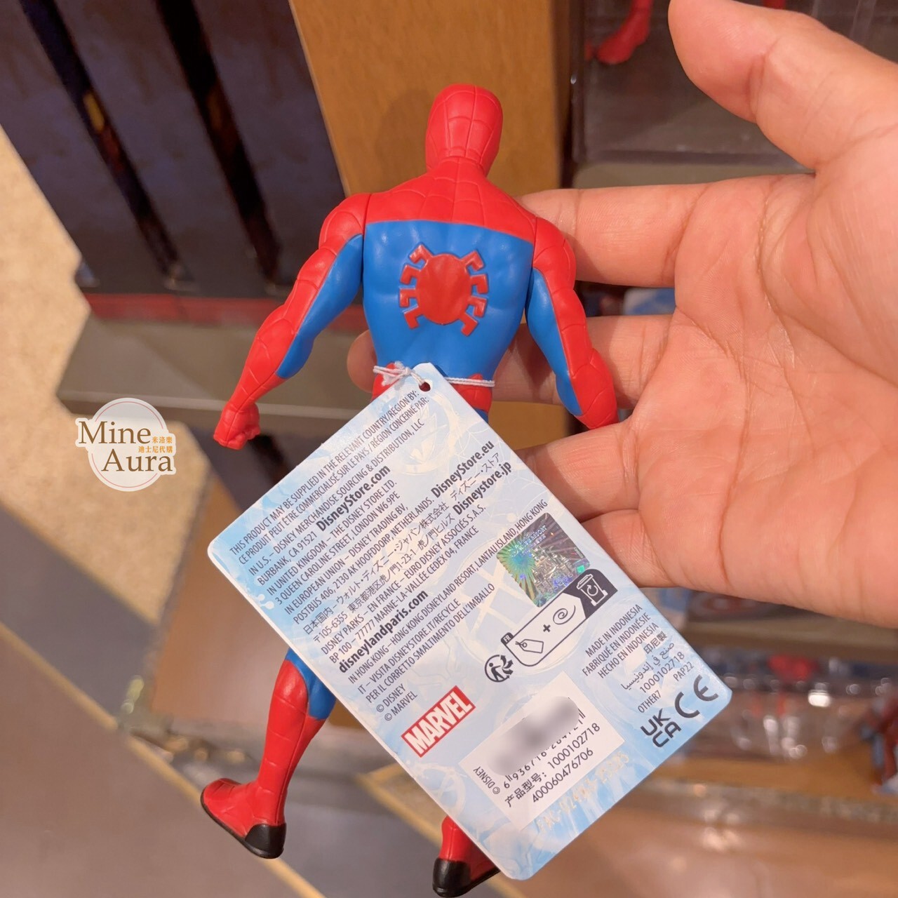 蜘蛛人 Spider-Man 關節可動 設計 公仔 玩具 漫威 Marvel -上海迪士尼樂園