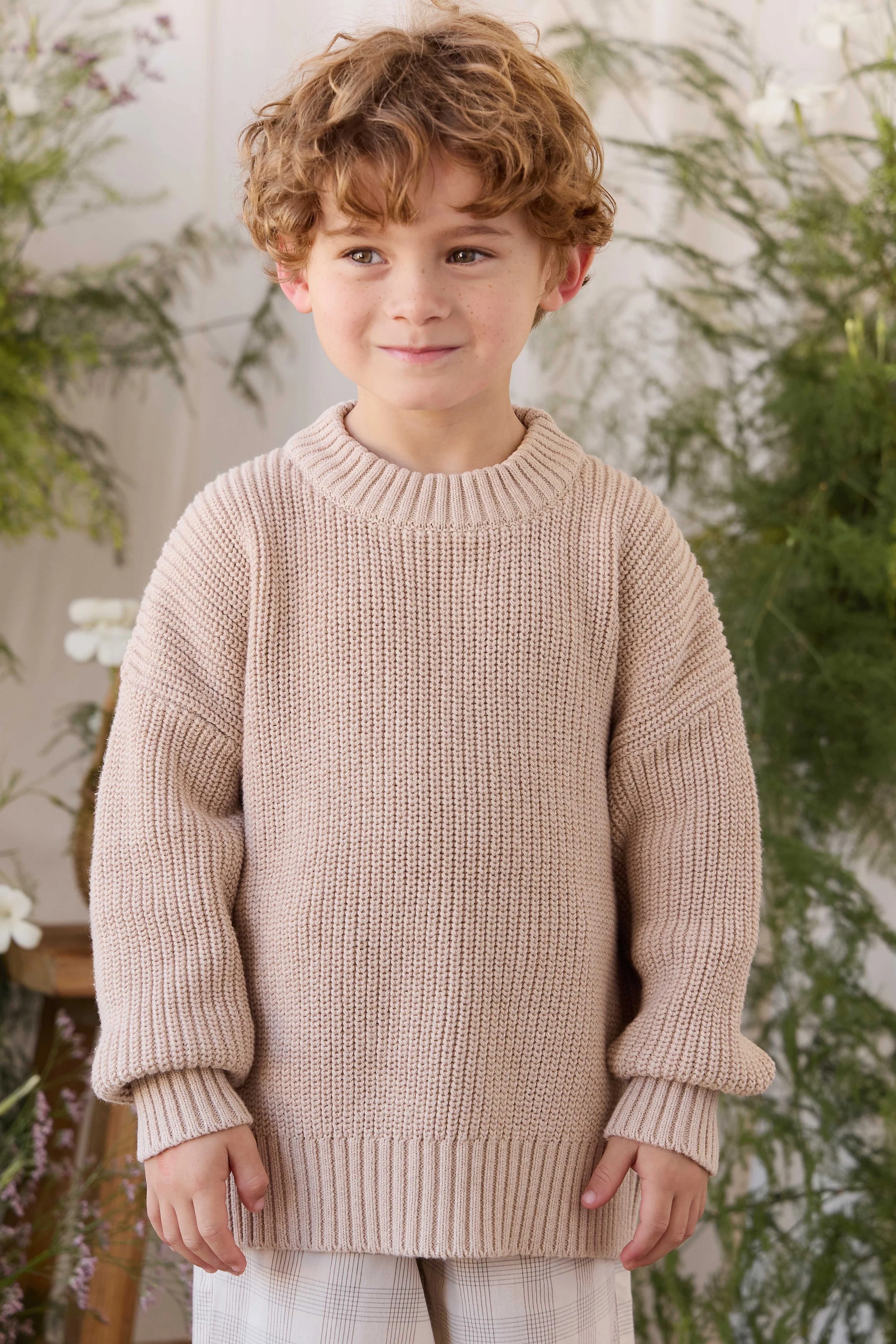 【預購】JAMIE KAY -Johan Knit Jumper（Wheat）