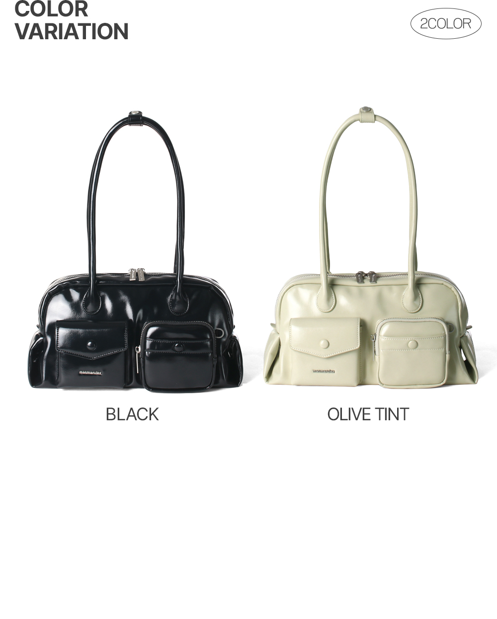 《韓國連線》MASMARULEZ Chaming leather shoulder bag