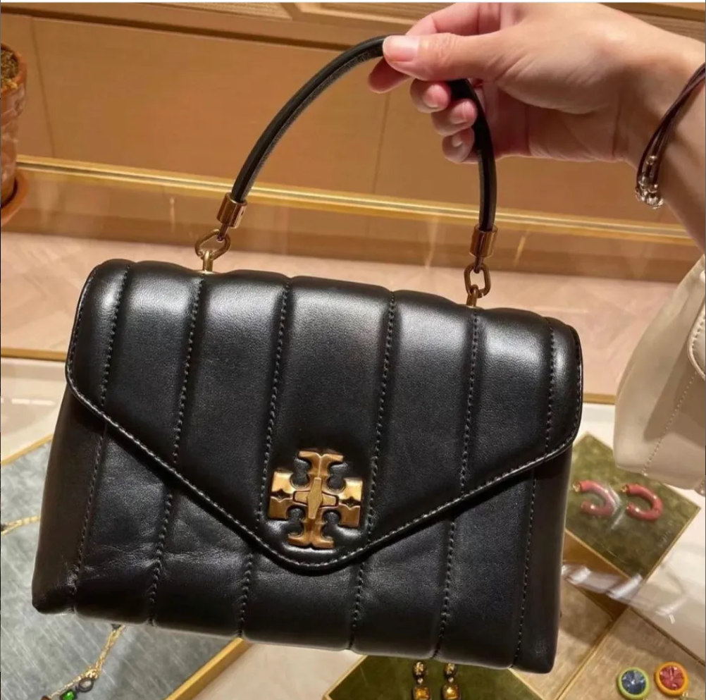 【預購】TORY BURCH S082001 Kira 鍊帶斜背包 (黑色)