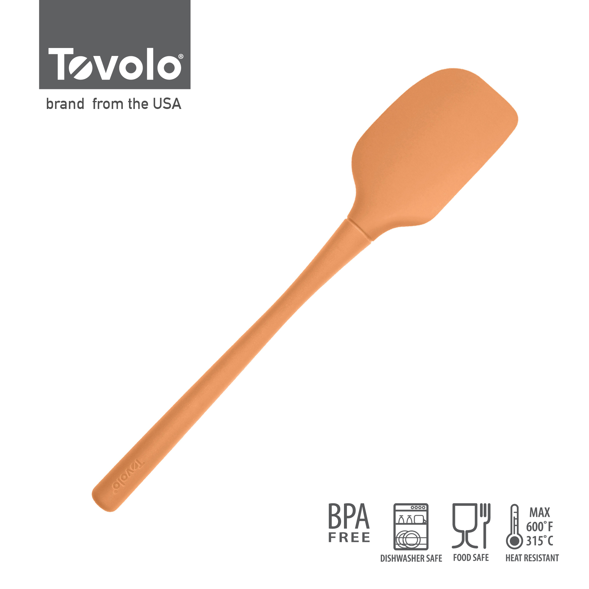 TOVOLO FLEX-CORE® 全矽膠刮 (碳灰色 /杏桃色)