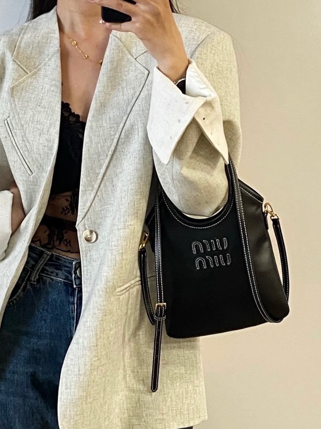 <櫃上缺貨爆款> MIU MIU IVY MINI 迷你托特包 二色