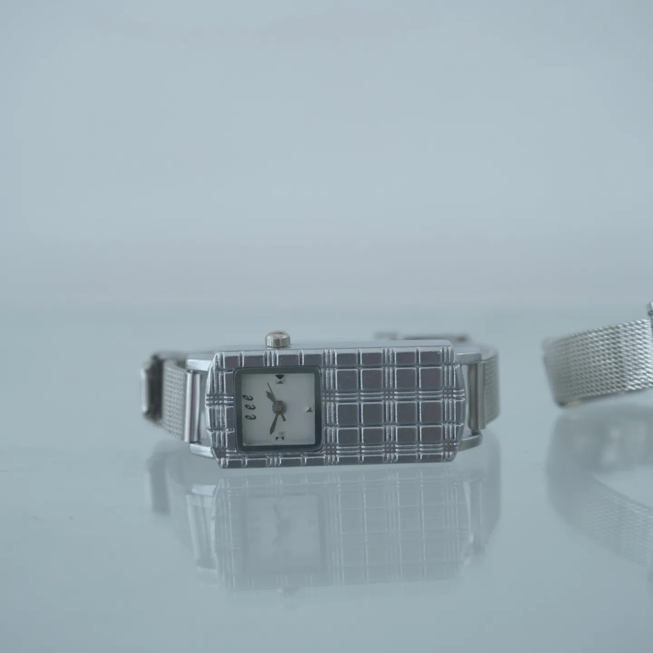 🇰🇷 eeespace CHECKBAR WATCH 方型 腕錶 手錶 飾品 配件 / 預購