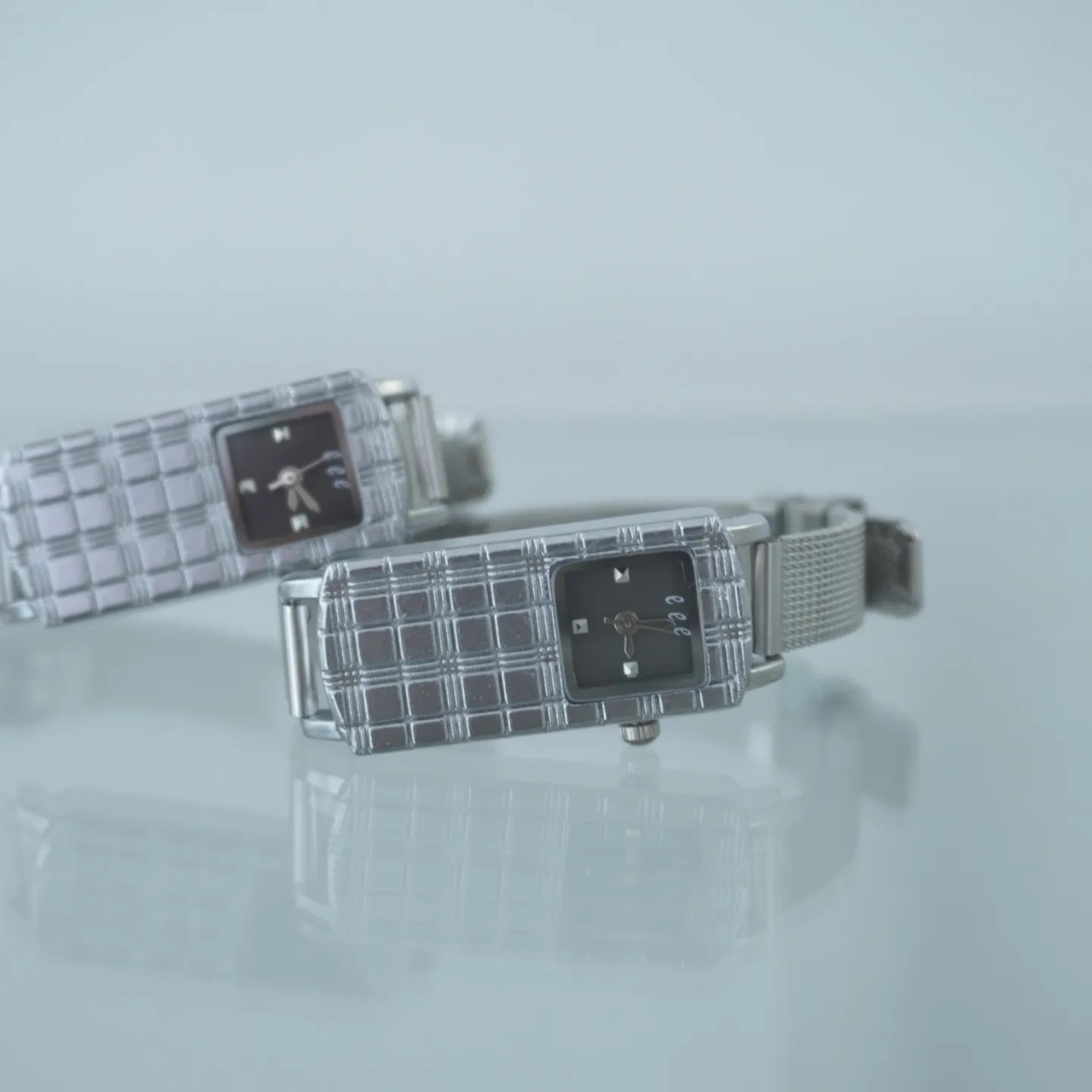 🇰🇷 eeespace CHECKBAR WATCH 方型 腕錶 手錶 飾品 配件 / 預購