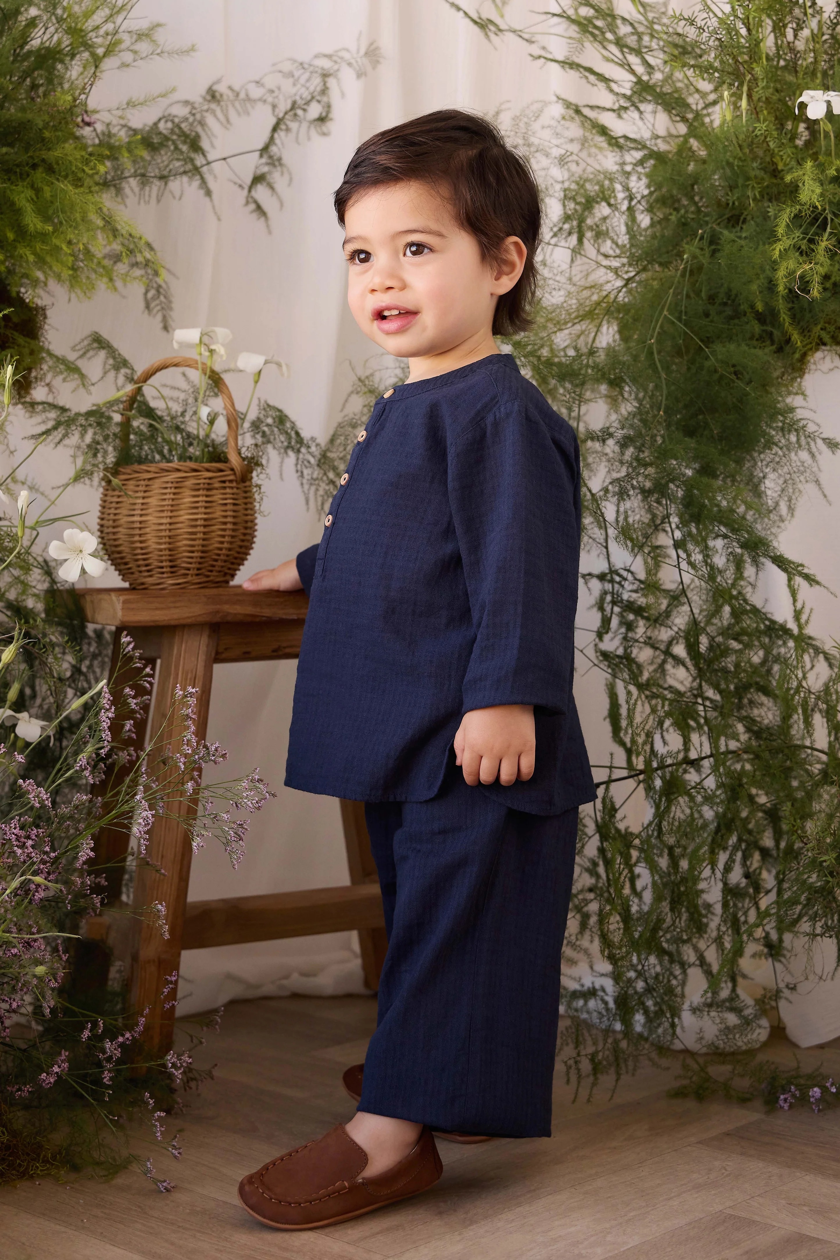 【預購】JAMIE KAY -Organic Cotton Aaron Pant（Eclipse）